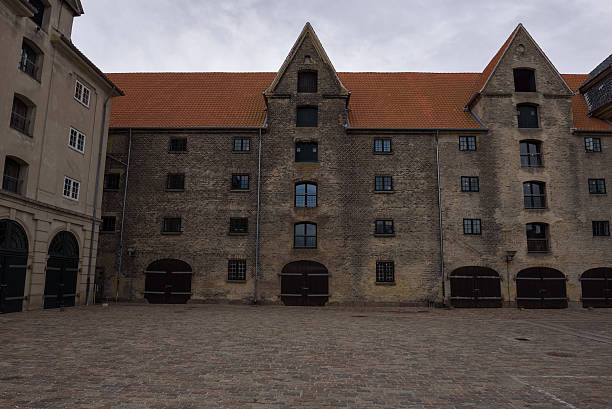 Vintage warehouses in Copenhagen, Denmark