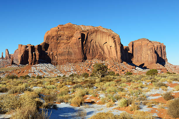 istock Scenery of Monument Valley in Winter 637844710