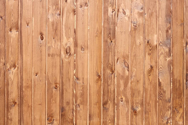 Wall of wooden planks. stock photo