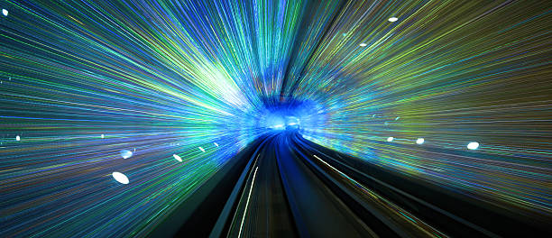 istock Shanghai light dispaly tunnel Long exposure concept 637851448