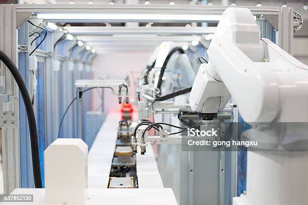 Artificial Intelligence Machine Stock Photo - Download Image Now - Automated, Manufacturing, Factory