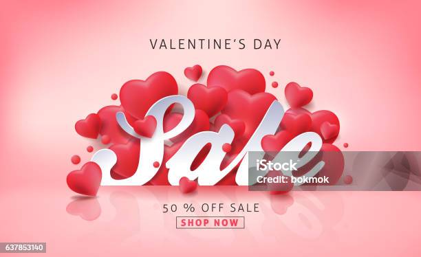 Valentine Stock Illustration - Download Image Now - Valentine's Day - Holiday, Sale, Valentine Card