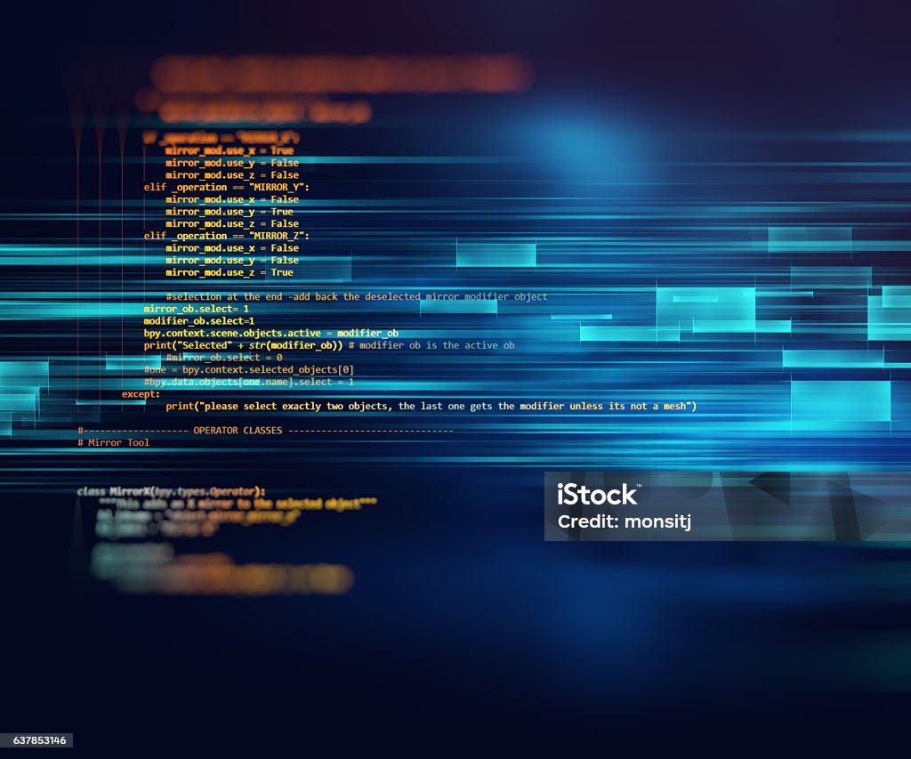 Programming Code Abstract Technology Background Of Software Deve Stock ...