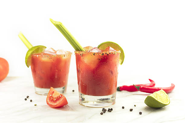 istock Bloody Mary cocktails with celery and lime 637854198