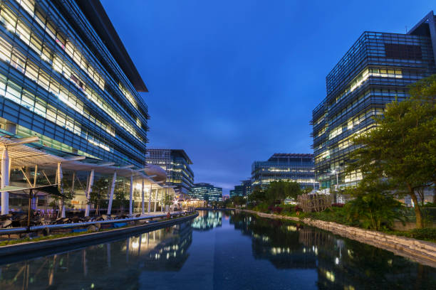 istock modern office building in Hong Kong city 637856700