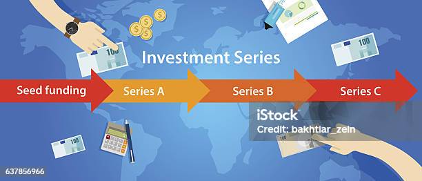 Investment Series Round Seed Funding A B C Startup Stock Illustration - Download Image Now