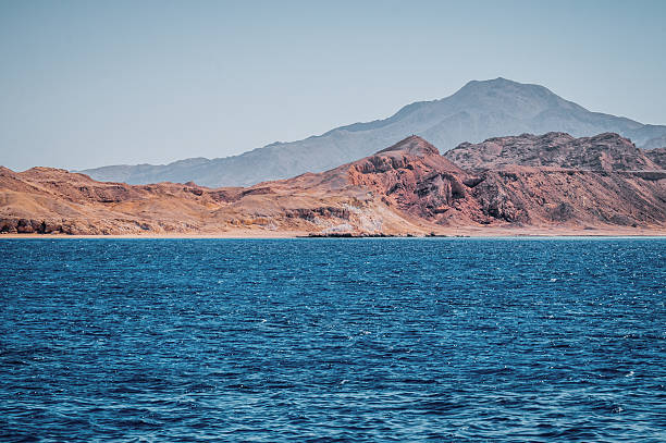 Rocky deserted land of Egypt