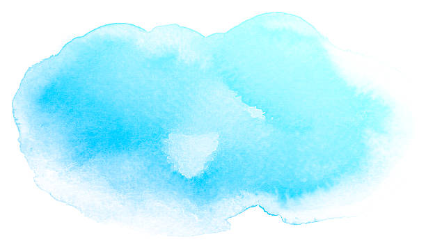 istock Abstract blue watercolor background. 637859420