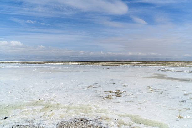 istock View of chaka salt plant against cloudy sky 637859656