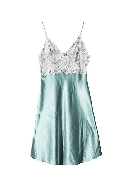 istock Satin nightdress isolated 637866208