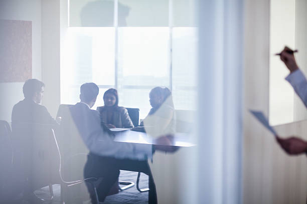 istock Business team meeting in office 637867504