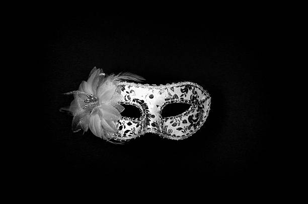 istock Golden Venetian Mask Isolated on Black 637872700