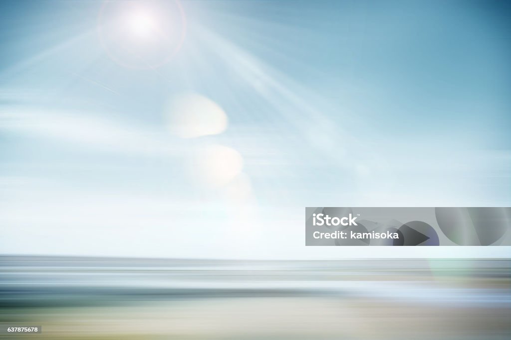 Del mar y el cielo de fondo abstracto - Foto de stock de Cielo libre de derechos