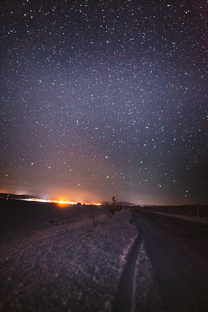 istock Cyristal clear sky with full of stars 637876774