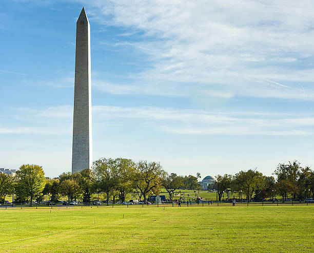 istock Washington Monument and Jefferson memorial 637877468