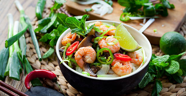 istock Vietnamese Prawn noodles 637884256