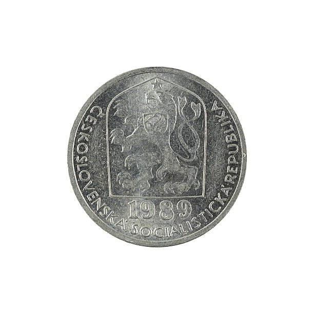 istock 10 czech heller coin (1989) isolated on white background 637885122