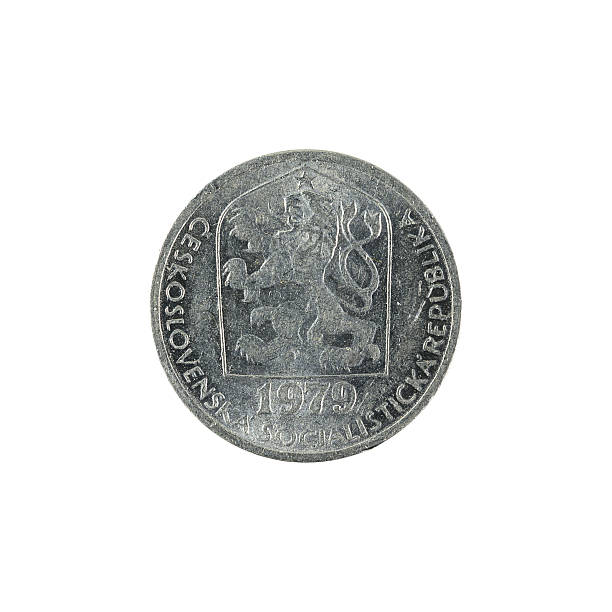 istock five czech heller coin (1979) isolated on white background 637885190