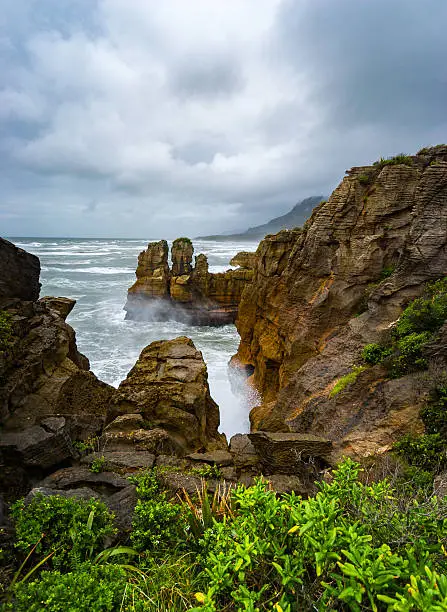 Photo of Pancake Rocks, New Zealand