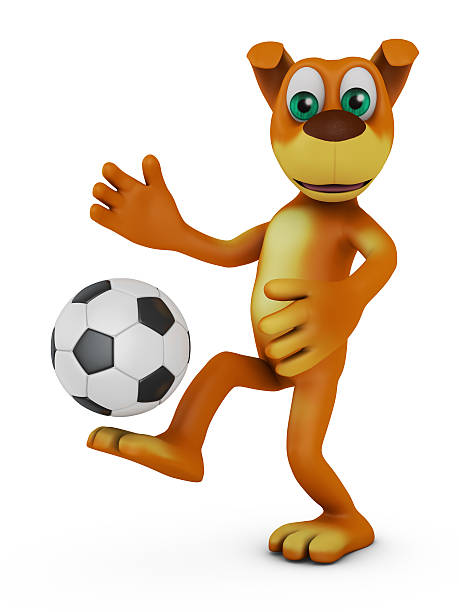 istock dog playing in football 637894008