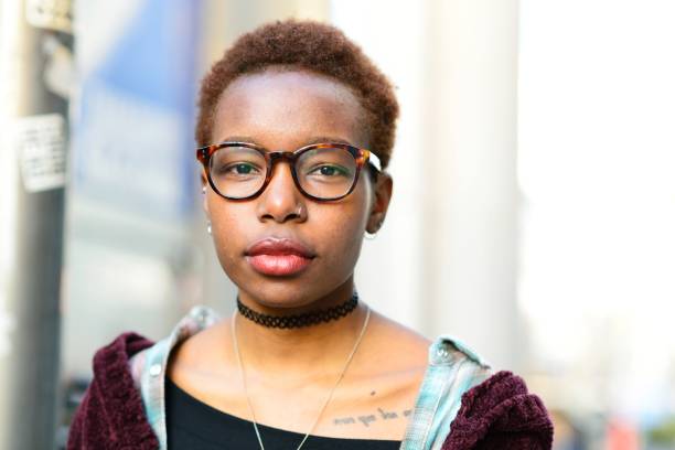istock Young woman with glasses 637895812