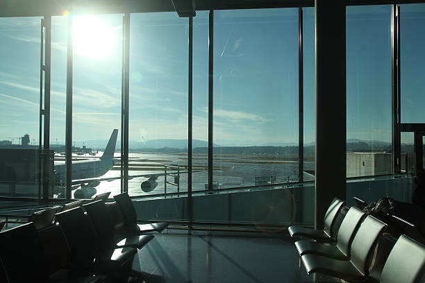 istock Airport terminal airplane 637897074