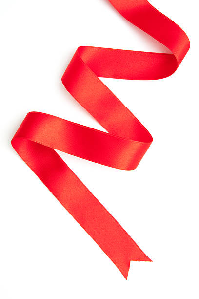 istock red ribbon border isolated on white 637910196