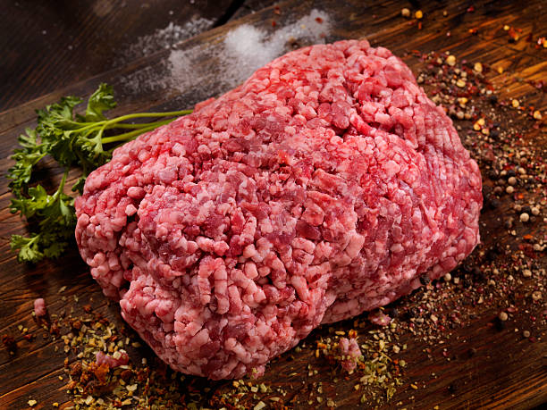 istock Seasoning 100% Raw Ground Lamb 637915250