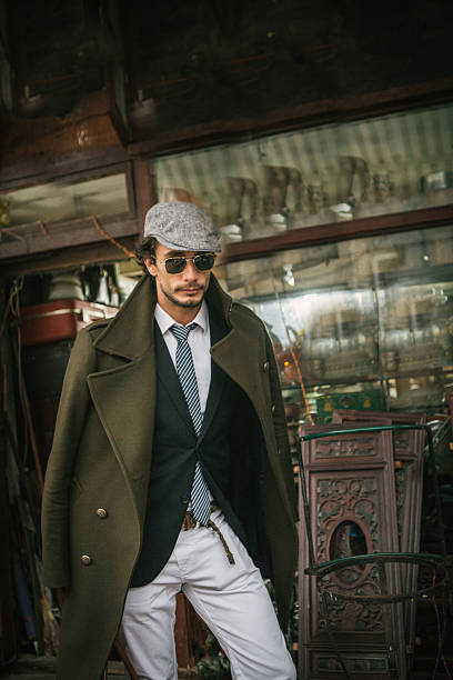istock Desirable gentleman in coat 637915932