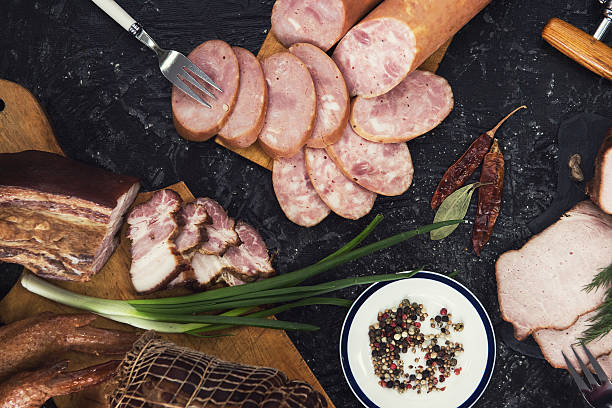 istock Set of different meat food 637917308