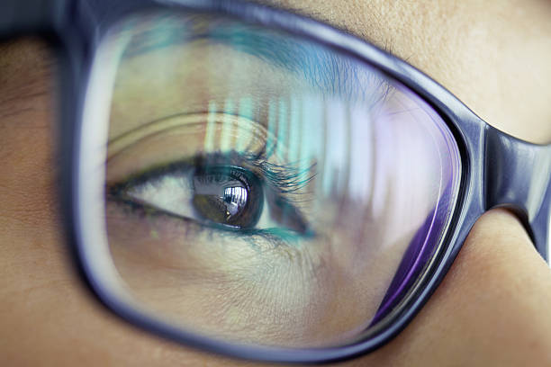 istock Close-up of woman's eye looking forward 637917756