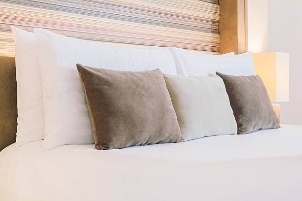 istock Luxury hotel bedroom 637919284