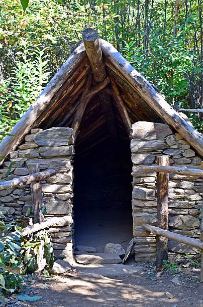 istock Cottage in the woods, Montseny Mountains 637920260