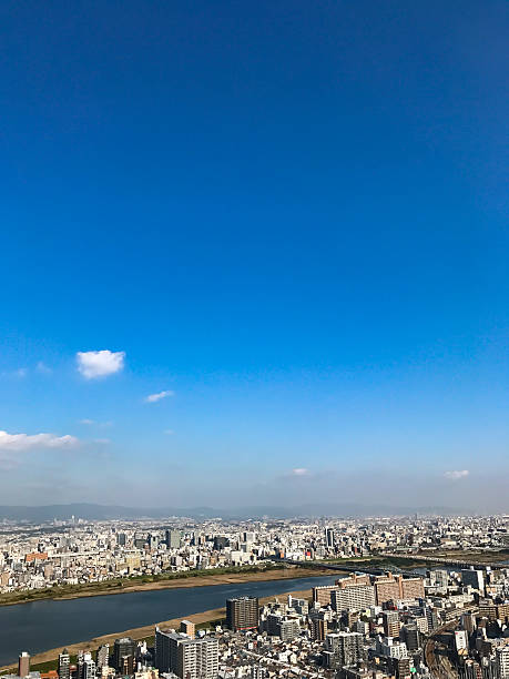 istock Osaka sunset to night amidst the winds of change 637922666