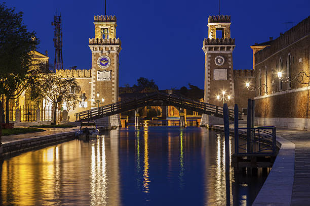 istock Arsenal Buildings and bridge in Venice 637926948