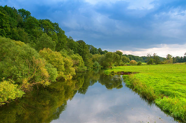 istock Wild river on the country 637928718