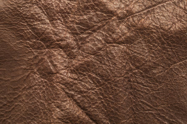 istock Natural luxury brown beige leather texture background 637930084