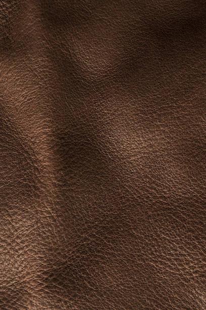 istock Natural luxury brown beige leather texture background 637930178
