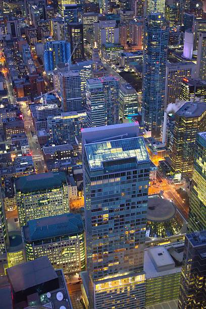istock Night view of Toronto downtown 637932596