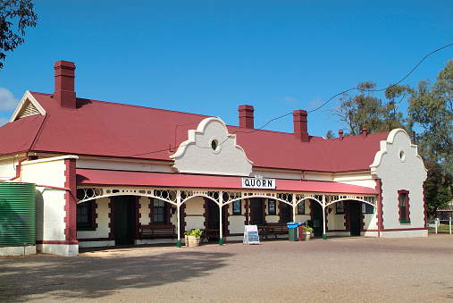 Quorn, SA, Australia - April 11, 2010: Station,  final stop for the Pichi Richi railway