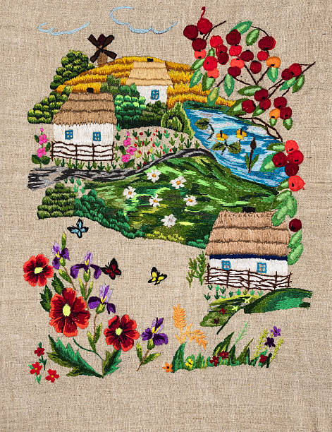 istock Ukrainian folk embroidery 637934896