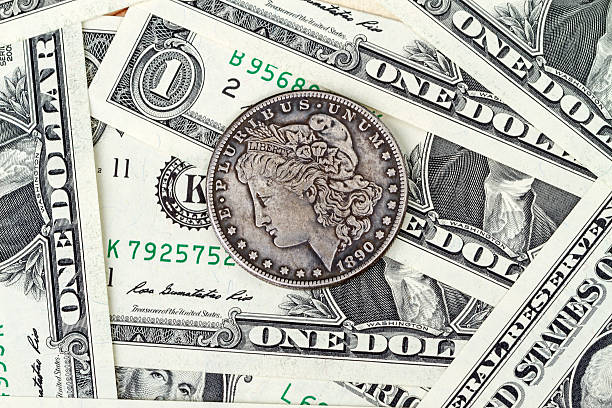 istock Reverse 1 US dollar  and paper money 637936722