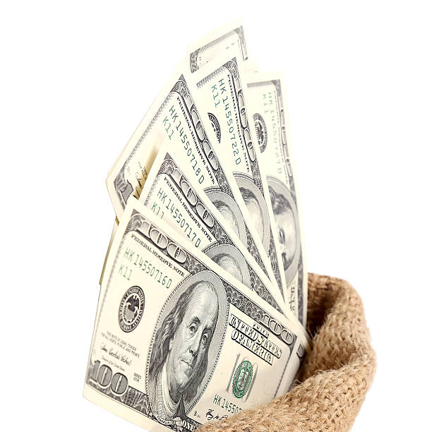 istock One hundred dollar bills close up, U.S. currency 637941140