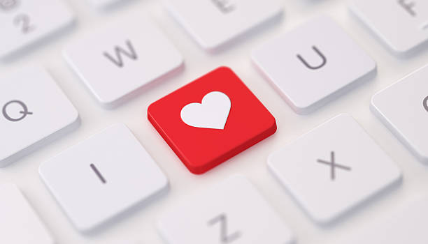 istock Modern Keyboard wih I Love You Message 637945962
