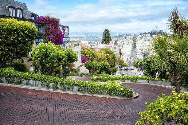 san francisco lombard street - carole lombard - fotografias e filmes do acervo