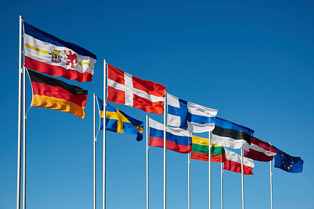 istock waving flags of baltic 637951144