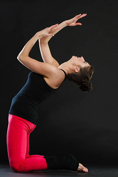 istock Fit girl stretching warming up. 637951272