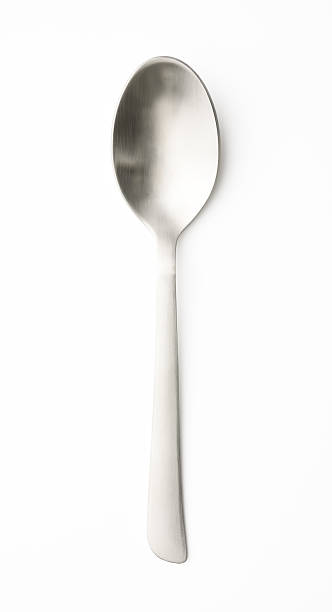 istock Isolated shot of spoon on white background 637959544