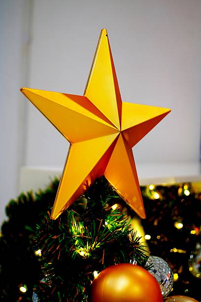 istock Star and New Year, Christmas 637965246