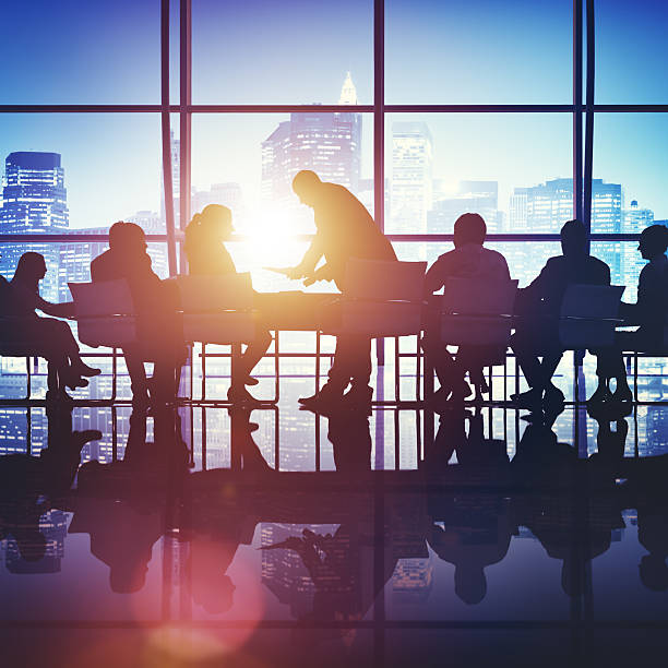 istock Business People Meeting Discussion Cityscape Concept 637967582